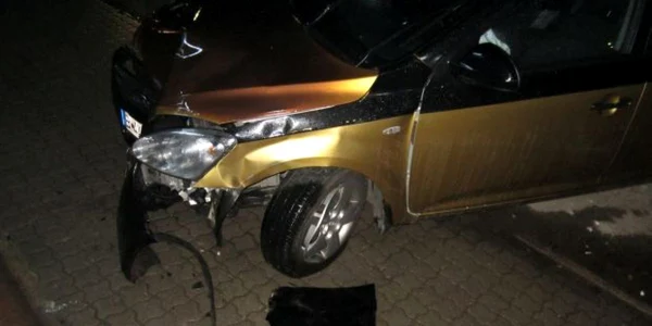 Tânăra vinovată de producerea accidentului s-a ales cu dosar penal
