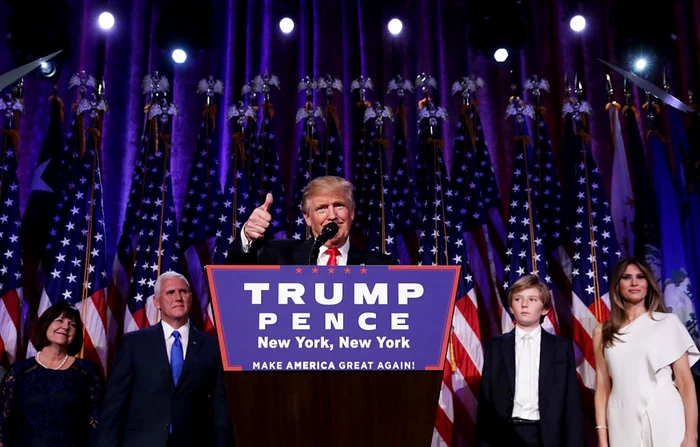 Donald Trump, în timpul alegerilor din  SUA, 2016  FOTO Guliver / Getty Images