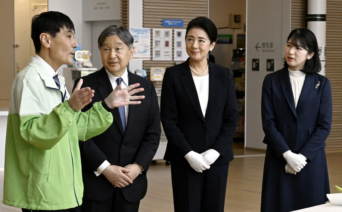 Prințesa Aiko, Împărăteasa Masako și Împăratul Naruhito al Japoniei, aprilie 2026. FOTO: Profimedia