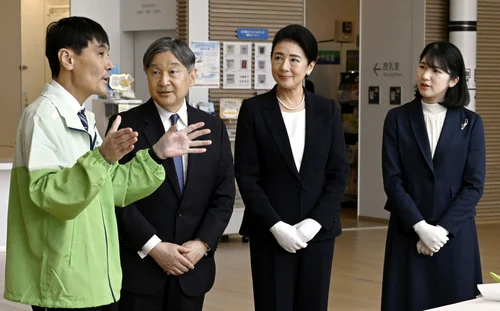 Prințesa Aiko, Împărăteasa Masako și Împăratul Naruhito al Japoniei, aprilie 2026. FOTO: Profimedia