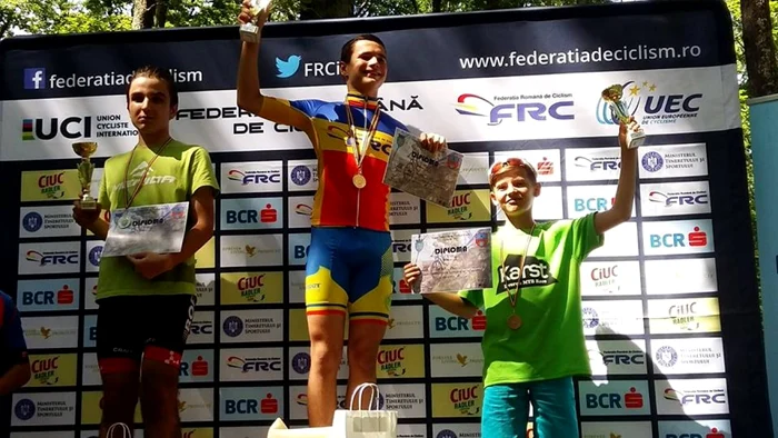 Andrei Han, pe cea mai înaltă treaptă a podiumului FOTO Facebook.com