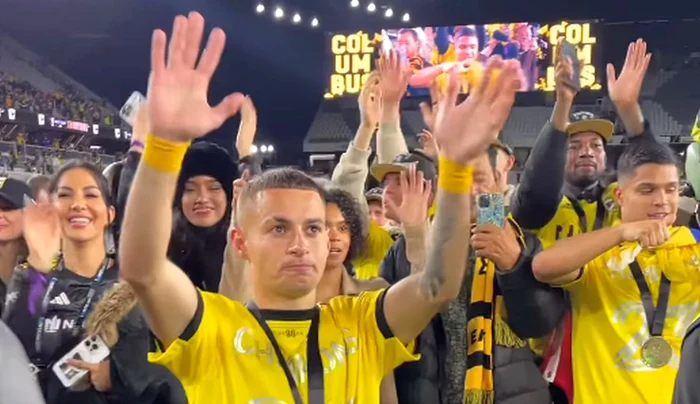 Alex Mățan e campion en titre în fotbalul din SUA. Foto Columbus Crew