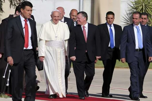 papa francisc în orientul mijlociu FOTO Reuters