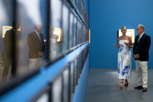 Prințul Albert la o expoziție de pictură