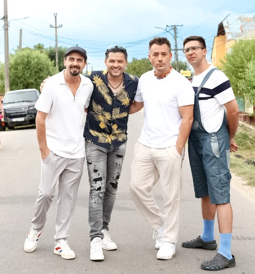 Alături de colegii din serialul „Bravo, tată!”, Liviu Vârciu, Răzvan Fodor și Ștefan Pavel. Antena 1