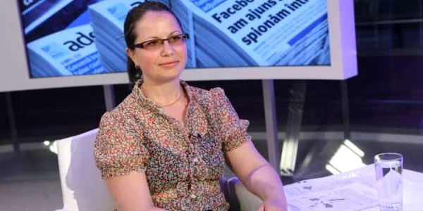 Profesoara Cristina Smeianu la Adevarul Live FOTO Marian Iliescu 