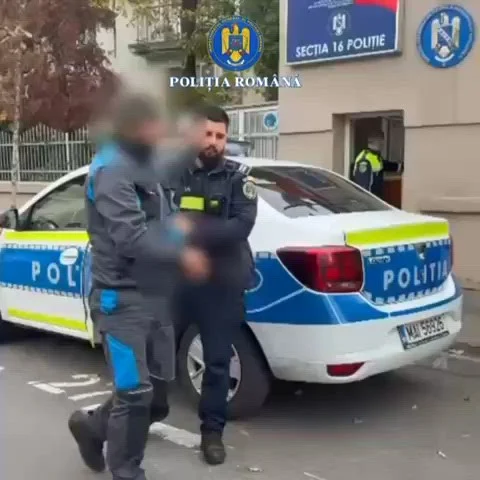 Cetățean străin reținut după ce a dat foc unei ghene de gunoi din București