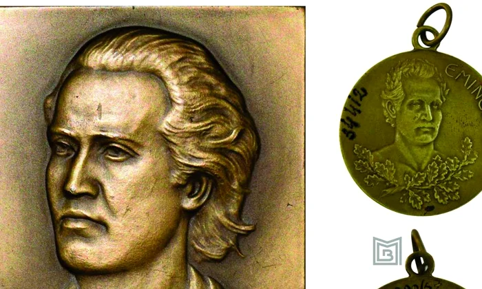 Portretele lui Mihai Eminescu în medalistica românească (© Muzeul Municipiului București)