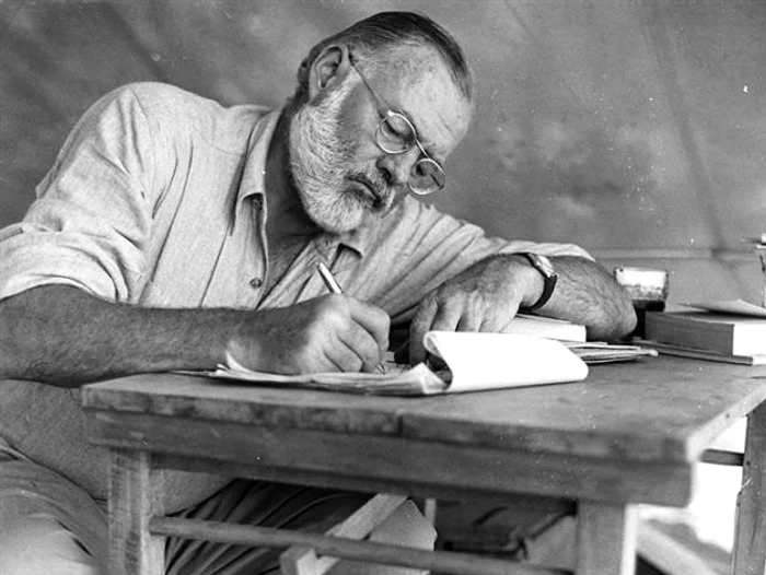 Scriitorul Ernest Hemingway