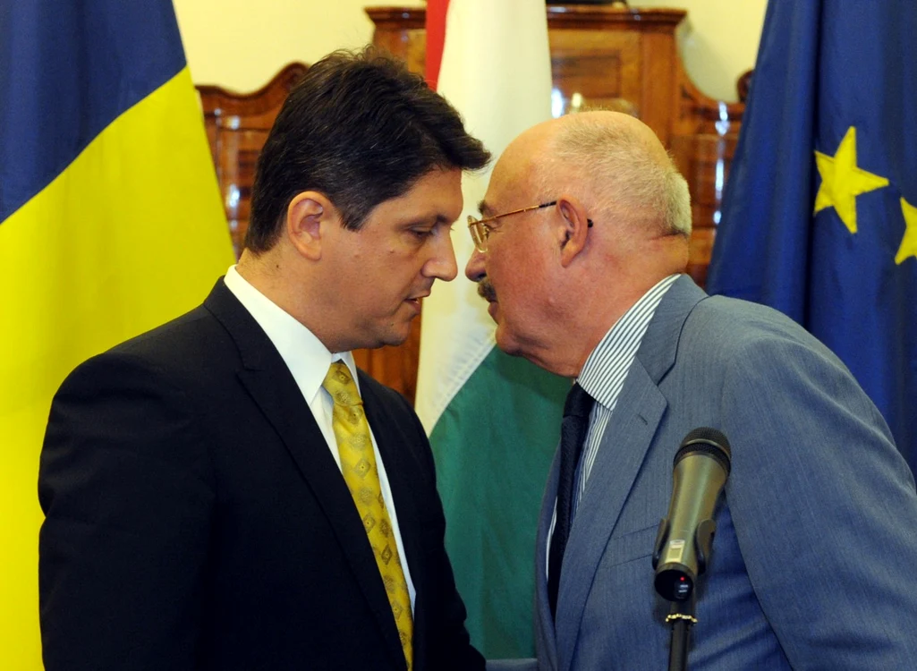 Ministrul de Externe Titus Corlăţean s-a întâlnit cu omologul său ungar, Janos Martonyi FOTO Digi 24