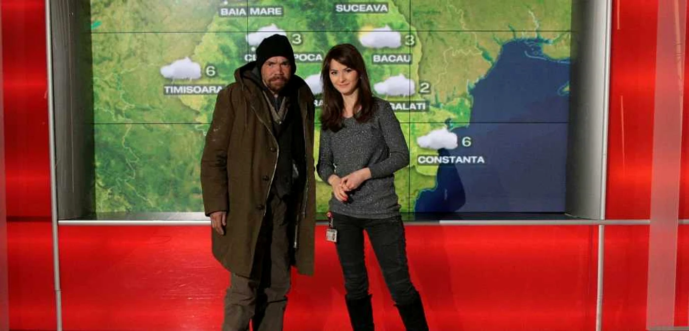 Oamenii străzii au avut şansa de a prezenta rubrica Meteo de la Prima TV