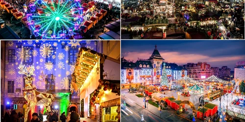 Târgurile de Crăciun din Sibiu și Craiova Colaj DMS