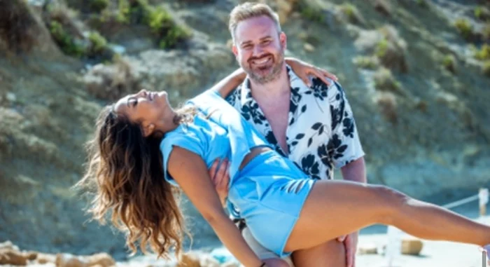 Bella Santiago și Nicu Grigore concurează la Power Couple foto: Antena 1