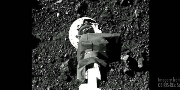 Sonda NASA atinge asteroidul Bennu captura video