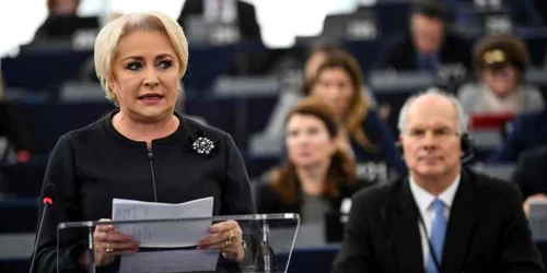 Viorica Dăncilă la Parlamentul European FOTO EPA EFE