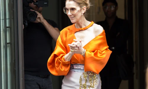 Celine Dion leaving the Royal Monceau hotel Paris jpeg