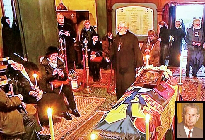 Trupul neînsufleţit al regelui, depus la Lausanne