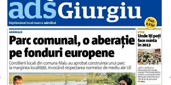 Noul număr al ADS Giurgiu poate fi procurat de la toate punctele de difuzare a presei din municipiu