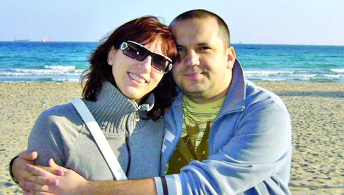 Soţii Tivadar, în timpul unei vacanţe