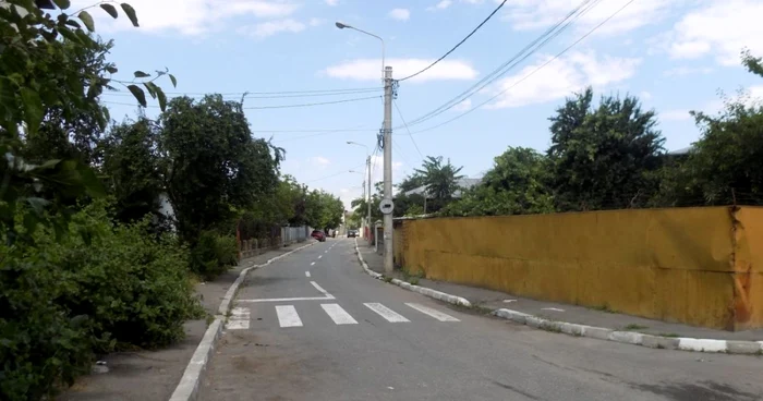 Strada Gheorghe Stroiciu din Galaţi FOTO Costel Crângan