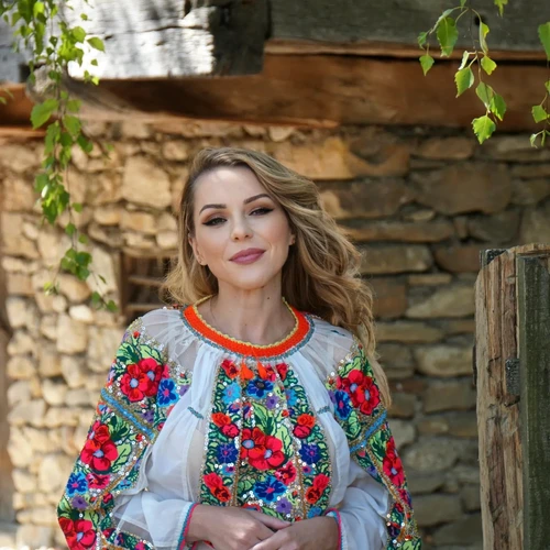 Andreea, la Golești Museum - Muzeul Golesti