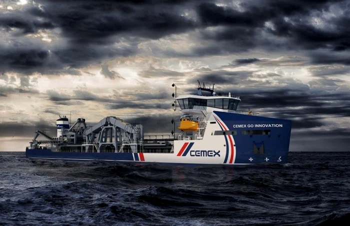 Aşa va arăta nava construită în România pentru Cemex UK FOTO Proiect execuţie