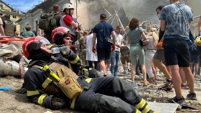 08.07.2024, armata rusă a atacat cel mai mare spital de copii din Kiev