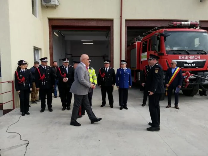 Ministerul secretar de stat, dr. Raed Arafat, a participat la inaugurare FOTO Facebook/ISU Călăraşi