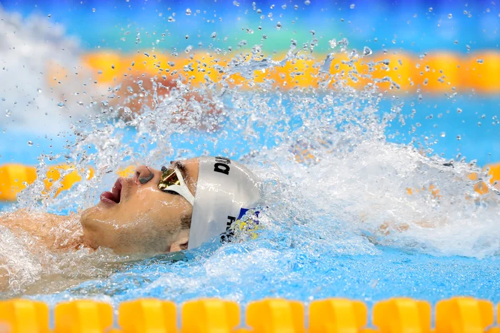 Robert Glință a cucerit 3 medalii de argint și tot atâtea de bronz la FINA Champions Swim SeriesFoto: Guliver / GettyImages