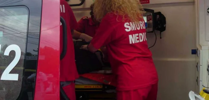 Pasagera a ajuns la spital