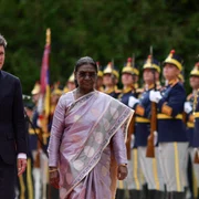 Primirea Președintei Republicii India, Droupadi Murmu, la Palatul Cotroceni, in Bucuresti, 23 iulie 2026. Inquam Photos / Octav Ganea