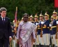 Primirea Președintei Republicii India, Droupadi Murmu, la Palatul Cotroceni, in Bucuresti, 23 iulie 2026.  Inquam Photos / Octav Ganea