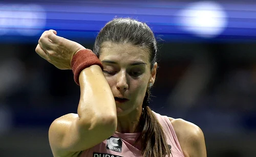 Sorana Cîrstea a ieșit șifonată din aventura de la New York. Foto Getty images