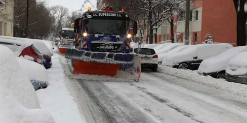 Zăpadă la sfârşitul lunii martie 2018 în Bucureşti. FOTO Florin Suler