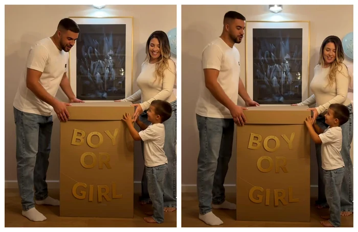 Daniela Iliescu și Culiță Sterp au dezvăluit sexul bebelușului / Foto: captură video Instagram