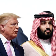Donald Trump si printul Bin Salman FOTO EPA-EFE