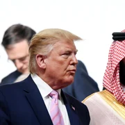 Donald Trump si printul Bin Salman FOTO EPA-EFE
