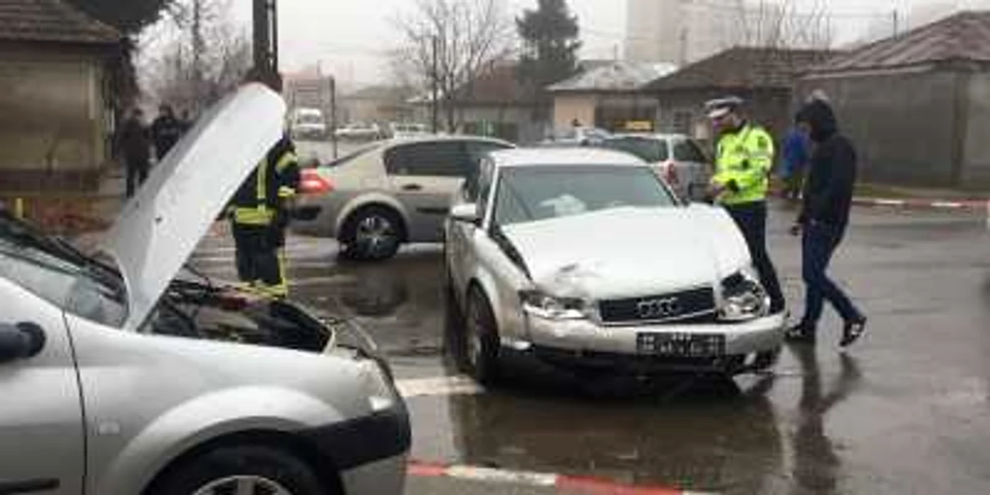 Imagine de la locul accidentului FOTO Claudiu Dumitrache