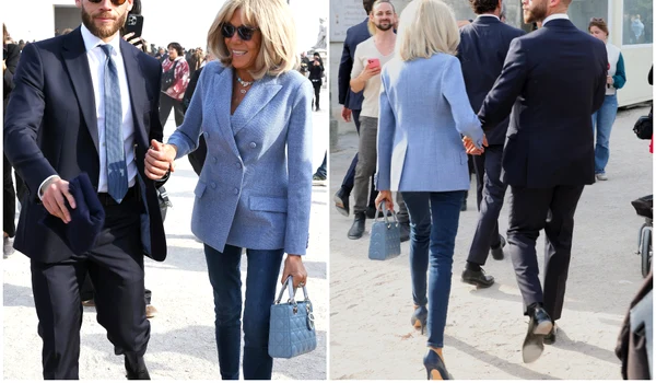 Brigitte Macron a mers la Săptămâna Modei de la Paris, Profimedia (2) jpg