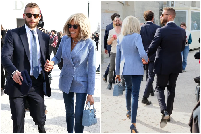 Brigitte Macron a mers la Săptămâna Modei de la Paris, Profimedia (2) jpg