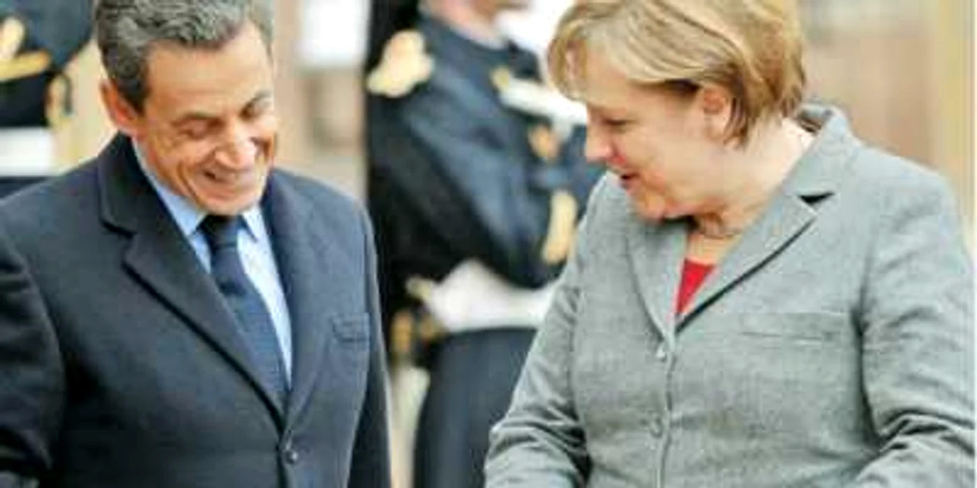 Angela Merkel şi Nicolas Sarkozy se vor întâlni azi pentru a-şi armoniza poziţiile  pe care le vor susţine la Consiliul European  
