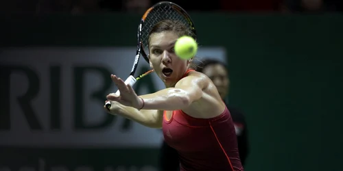 Simona Halep la Singapore FOTO AP 