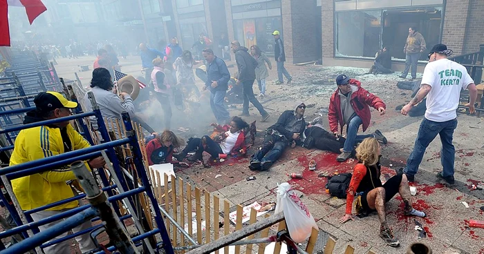 Atentatele cu bombă de la Boston au produs o undă de şoc în toată lumea. FOTO: Reuters