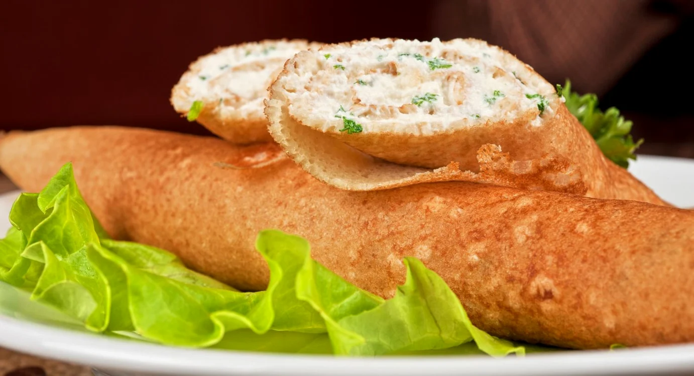 18837057   pancake with greens and feta cheese jpeg
