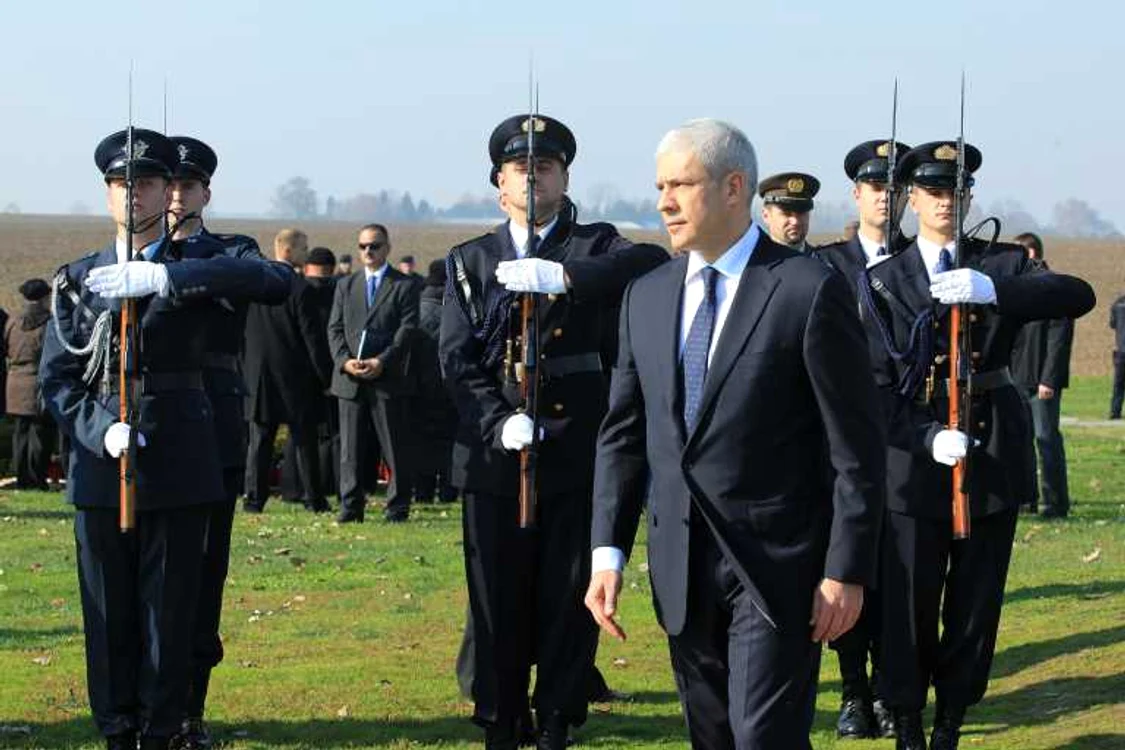 Boris Tadic (centru) in Croatia