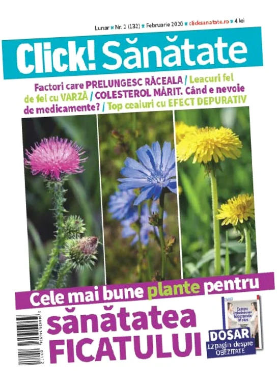 Iată ce mai poţi citi în numărul din februarie al Revistei Click! Sănătate: Epiziotomia, chiar este nevoie de ea? 7 cauze ale tusei copiilor