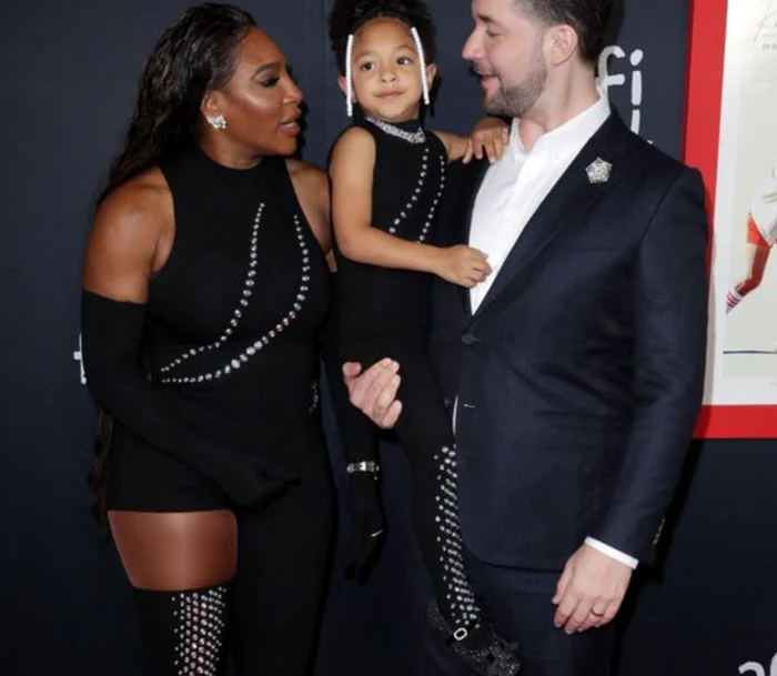 Serena Williams cu familia. Foto: Profimedia