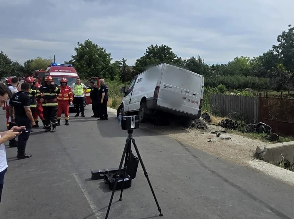 Accidentul s-a petrecut miercuri, în jurul orei 15.30 FOTO: IPJ Olt