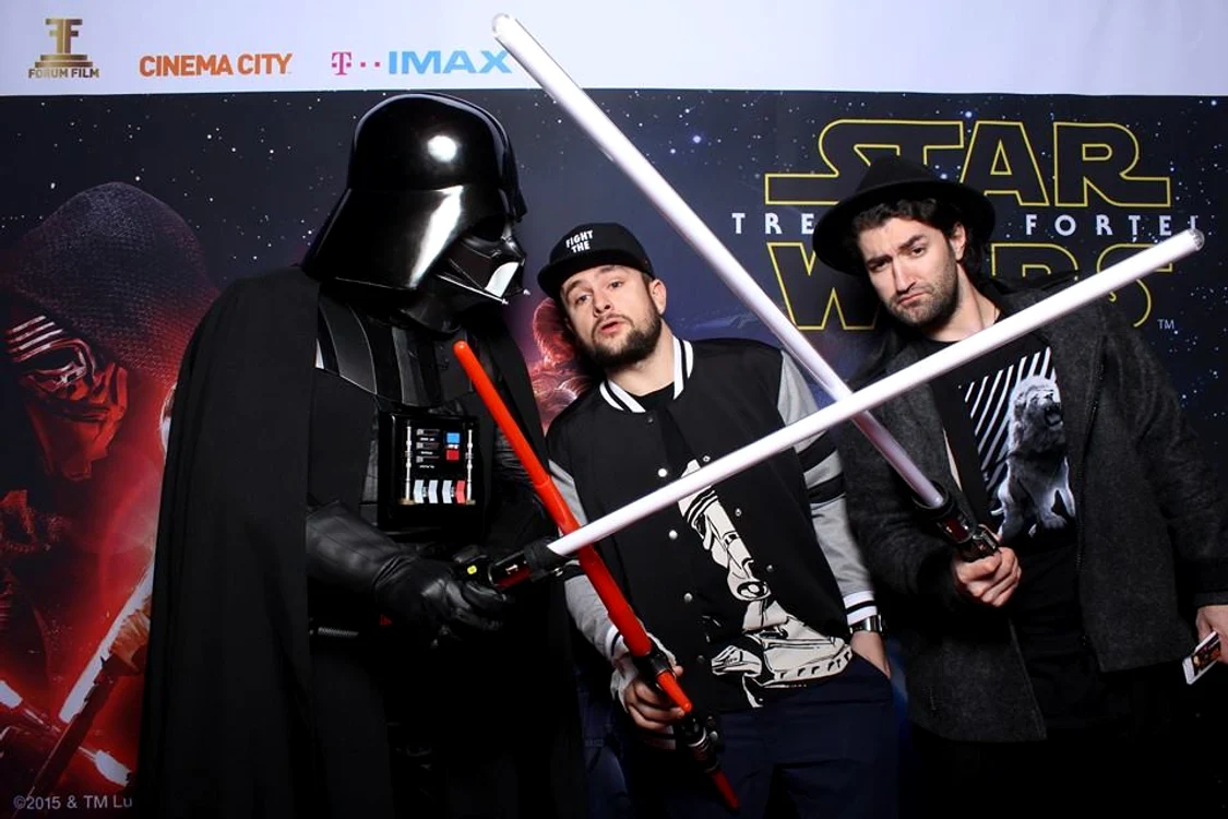 
    Smiley, fan înfocat al seriei, a venit la avanpremiera noului film Star Warsfoto: Ranevents Comm/Facebook  