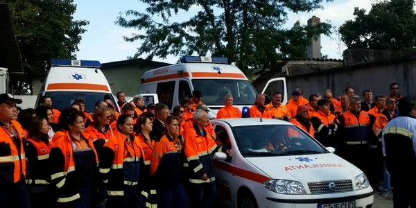 Protest la SAJ Constanta